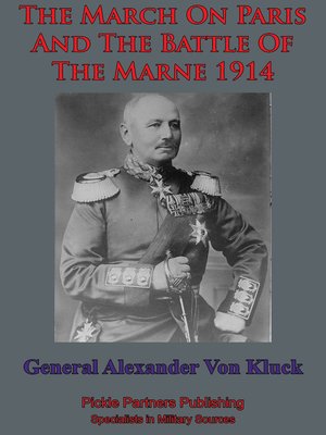 cover image of March On Paris and the Battle of the Marne 1914